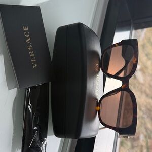 Versace Brown Tortoise Sunglasses